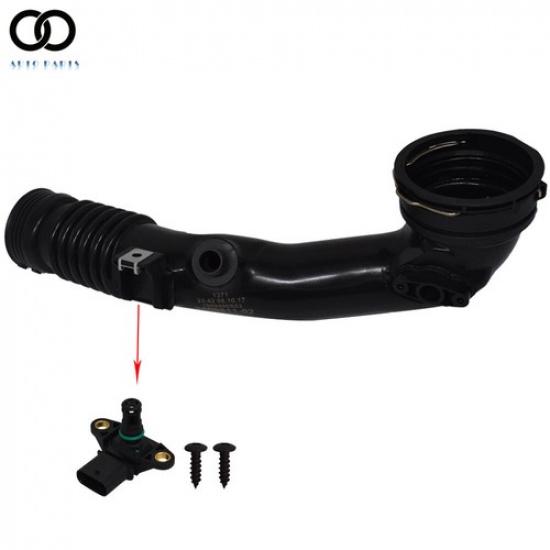Air Turbocharger Pipe Hose Rear Duct For BMW 535i 640i 740i X5 X6 13717609811