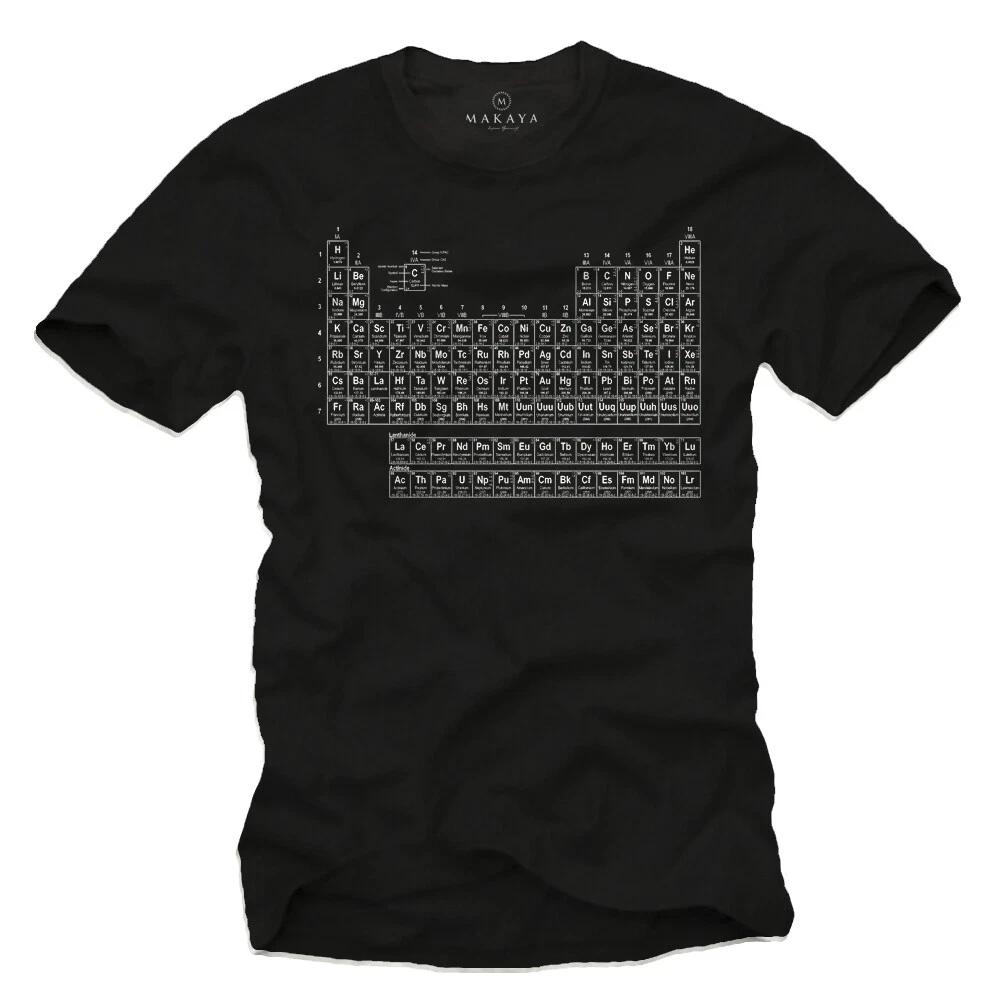 Periodic Table Elements T-Shirt Mens Gents Gifts Chemistry Physics Teacher UNI- 2XL