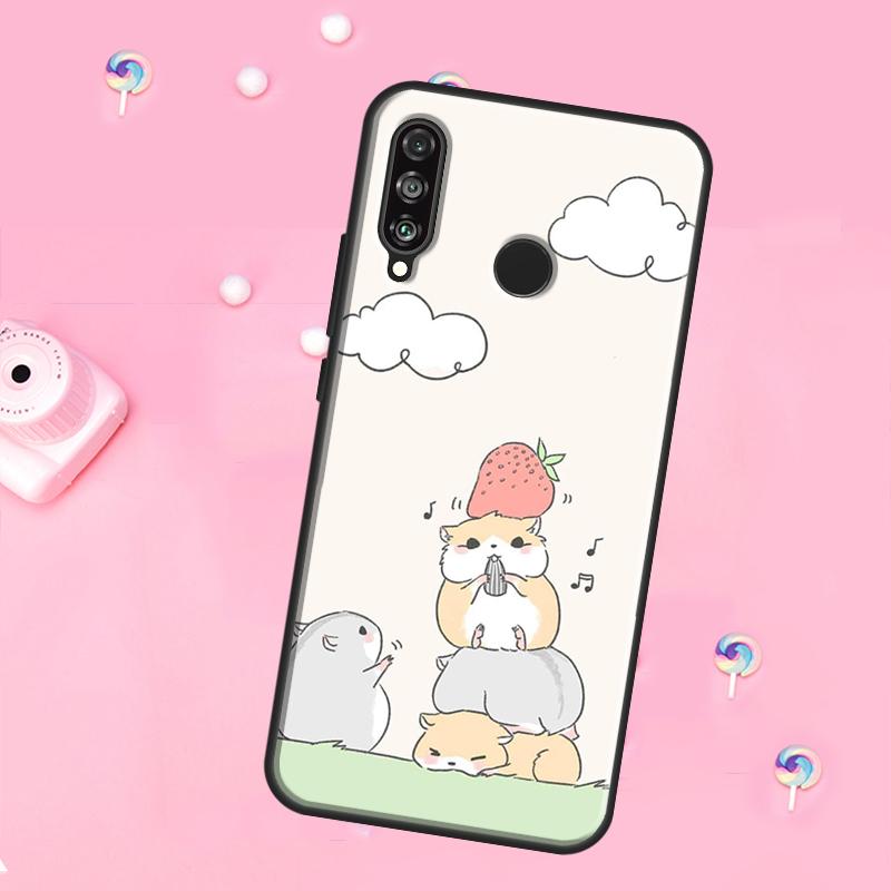 

Hamsters For Huawei Nova 12i 7i 8i 11i 12s Y73 Y70 Y90 Y60 Y72 Y61 Y91 9 10 SE P30 Pro P40 Lite Case Nova 9 SE