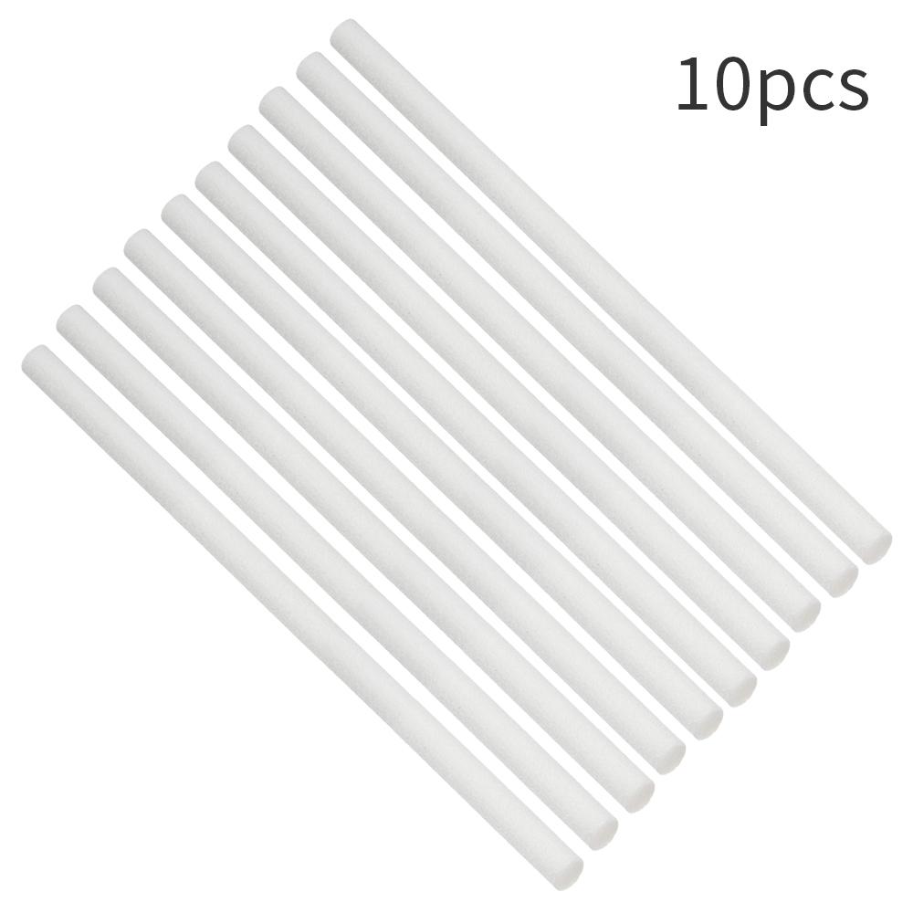 10Pcs Humidifier Sticks Replacement Cotton Filter 10mm Core Cotton Filter Wicks for Portable USB