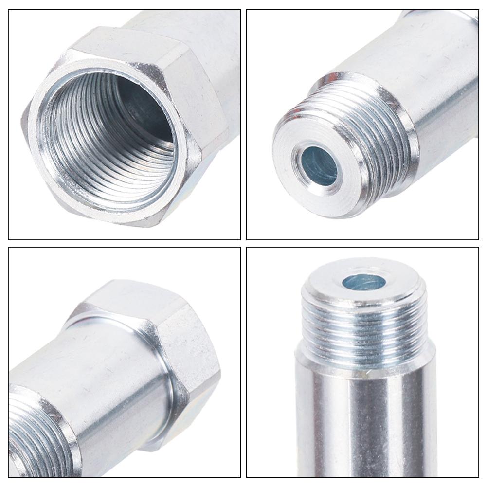 M18x1.5 Auto O2 Sauerstoffsensor Abstandshalter Testrohr Verlängerung Extender Adapter CEL HHO 45mm Muffe Testrohr Fix Motorkontrollleuchte Autoteile