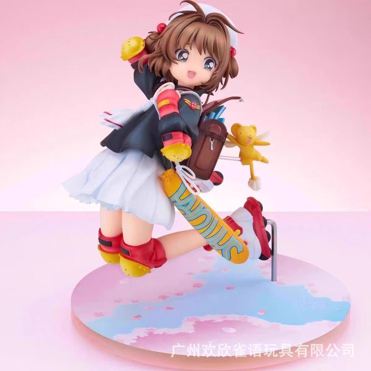 

Высококачественные японские аниме-фигурки Действия Сакуры Киномото из Card Captor Sakura, модель из ПВХ, игрушки no box