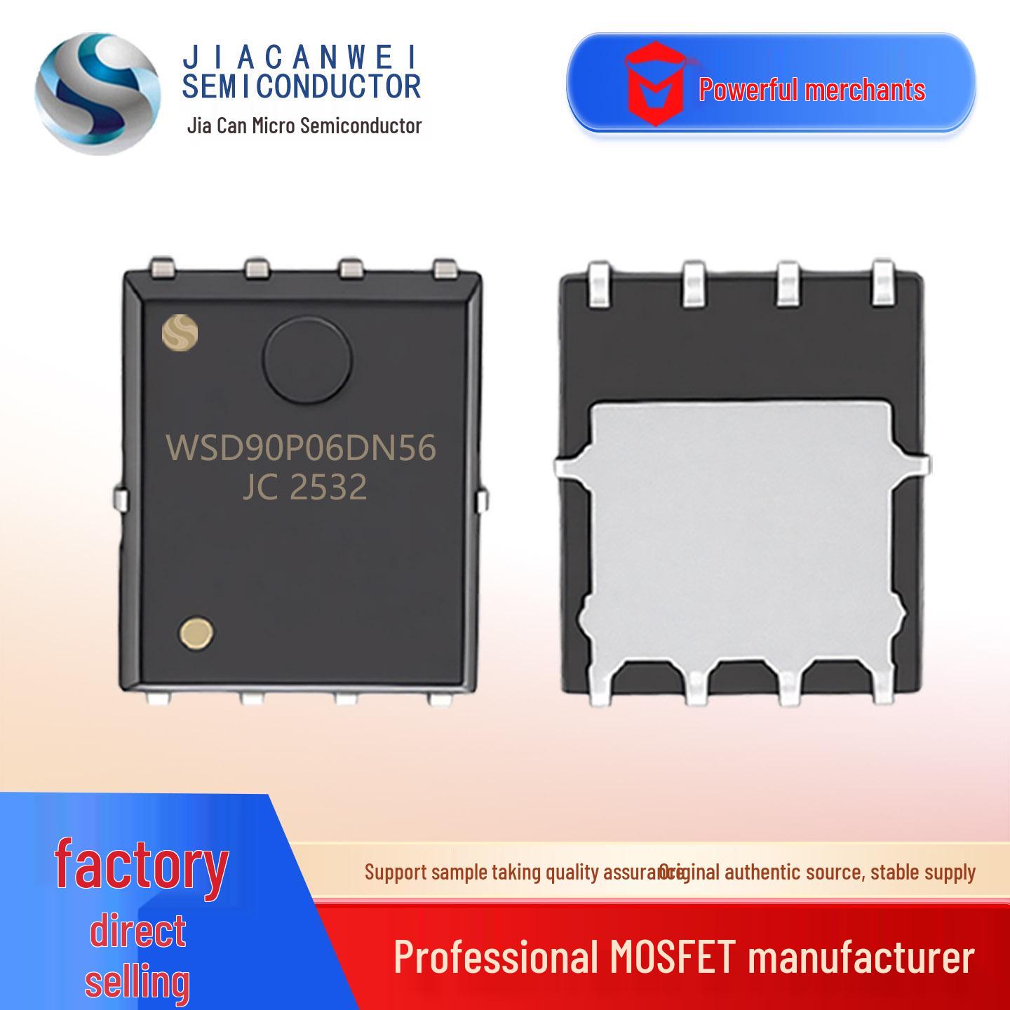 

WSD50P10DN56: Reliable -100V 34A Alternative to WINSOK-PMOS Field-Effect Transistor