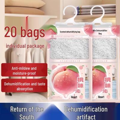 Moisture Absorbing Dehumidifier Bag with Air Purifying Fragrance - Mold & Mildew Resistant for Bedroom & Dorm