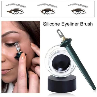 Eyeliner Guide Tools Easy No-Skip Eyeliner Gel Reusable Silicone Eyeliner Brush Eyelines for Shaky Hands Eyelines 2024 New