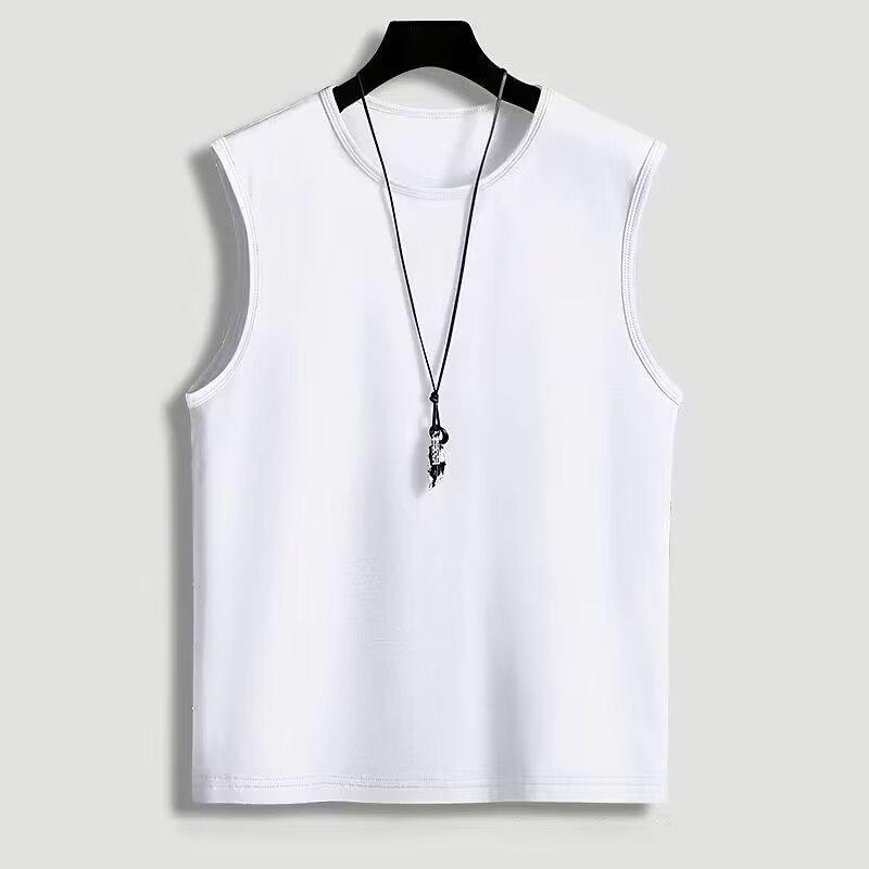 

Мужской модный летний спортивный жилет без рукавов - повседневный свободный крой для студентов и мальчиков 5XL