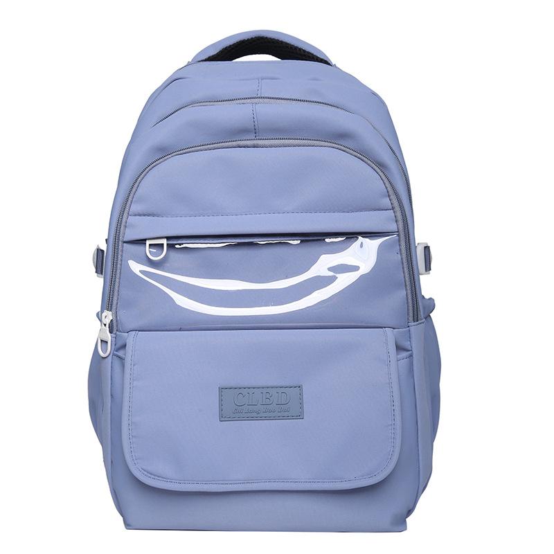 Student Backpack Junior Senior High School School Bag Large Capacity Couple Computer Backpack