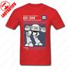 Mens TShirt Summer Fashion Casual Tops Printing Robot ED 209 Mens Tee Quality Full Cotton Clothing  Funny Graphic Tshirts