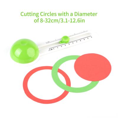 Taglierina circolare per carta Taglierina circolare rotante Utensile da taglio rotondo manuale Taglierina per carta Scrapbooking