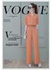 Women's Summer Fashion Suit: Short Slim Fit Top & Wide-Leg Pants Two-Piece Set