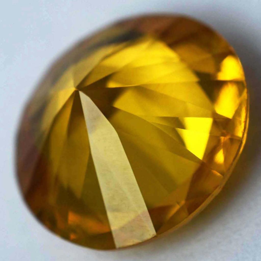 Yellow Ceylon Sapphire 7.30 Ct Natural Round Cut Loose Gemstone