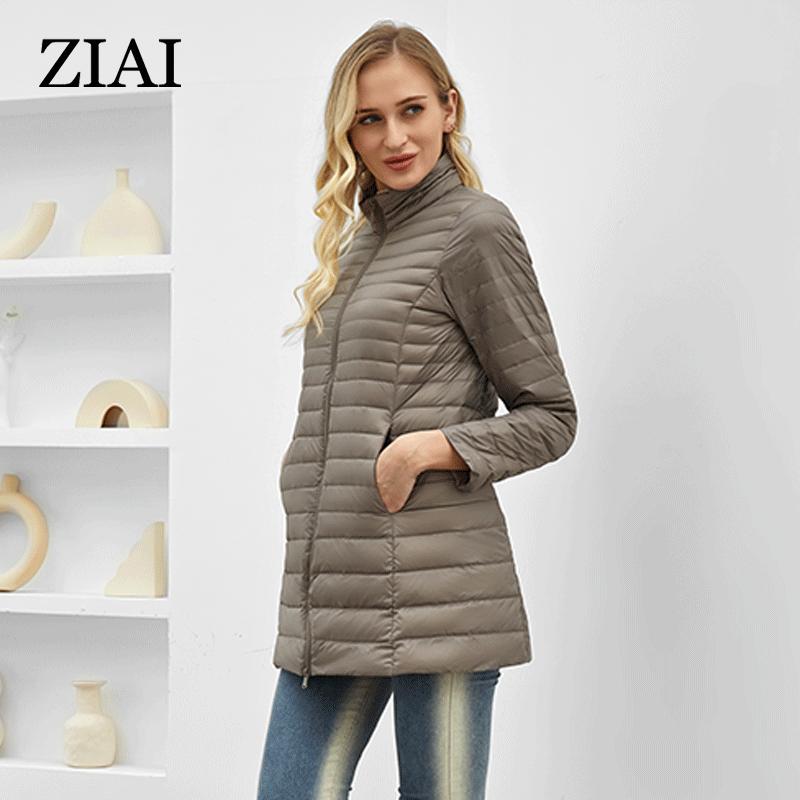 Astrid 2024 Spring Women's Jacket Women Clothing Outfit Fashion Light Quilted Cotton Padded Parkas Long Coats Hooded Outerwear ZM-DM22