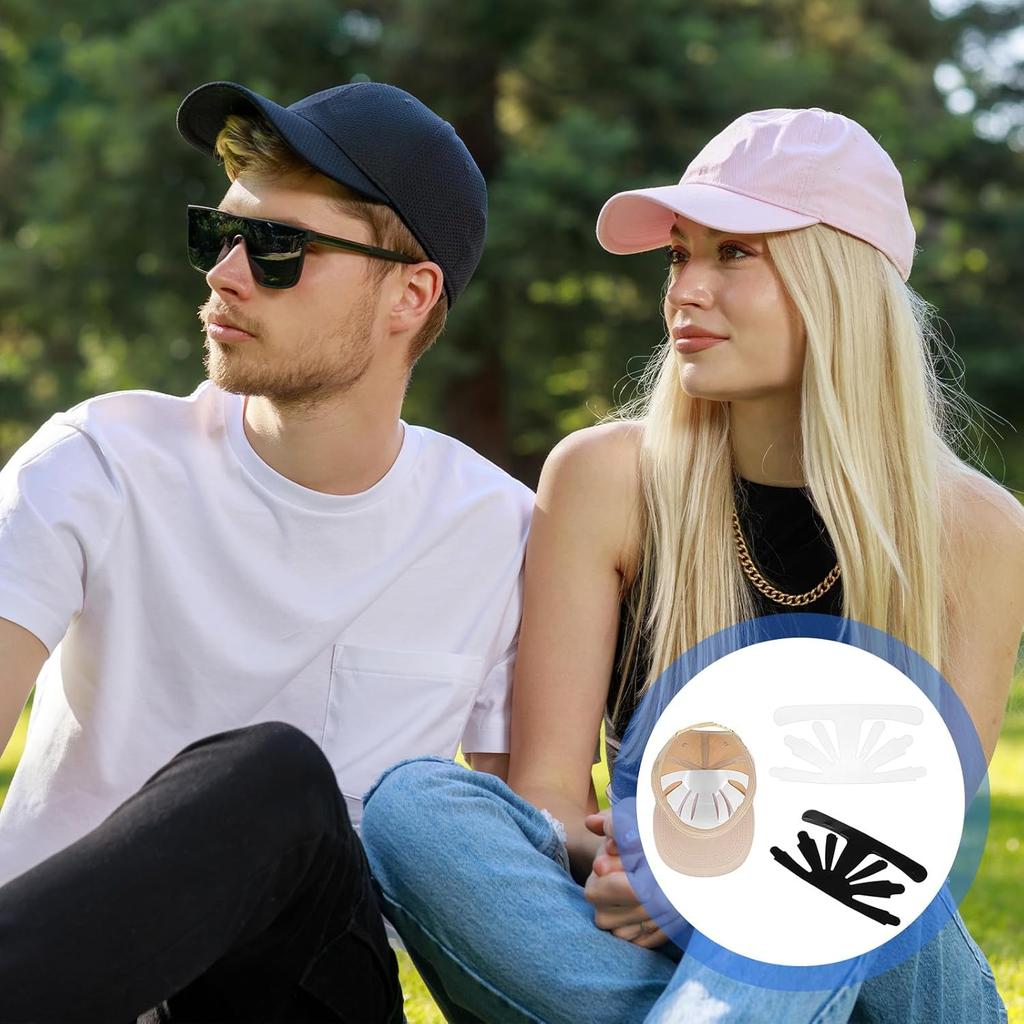 10Pcs Hat Shaper ert, Plastic Bump Cap erts Baseball Cap erts for Shape, Caps Holder Saver to Keep Shape