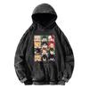 My Hero Academia Hoodie Cute Cartoon Print Sweatshirt Women Men Clothing Long Sleeve Streetwear Washed Cotton Hooded Pullover