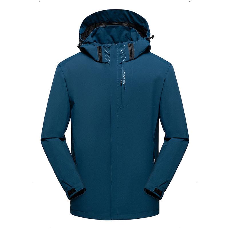 Autumn New Couple Jacket Men's and Women's Trend Waterproof Outdoor Large Size Hooded Jacket Men's