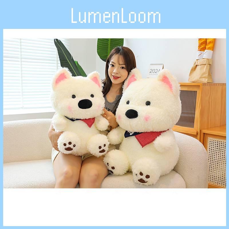 Adorable West Highland Terrier Plush Toy Soft Dog Stuffed Animal Perfect Birthday Gift