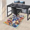 1pc Mega Man Anime Cartoon Design Office Chair Mat Non-Slip Carpet for Home Decor, Living Room, Bedroom, Game Room - Perfect Gift for Fans!Y049