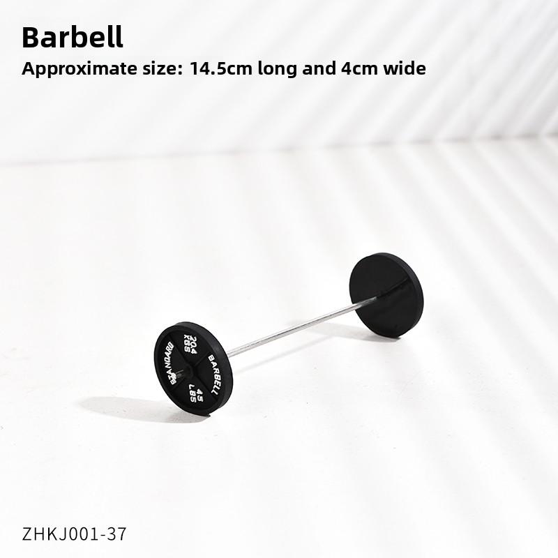 

Mini Barbell Fitness Equipment Pen Holder Creative Office Desk Decoration Home Pen Holder Exercise Your Fingers Small Barbell