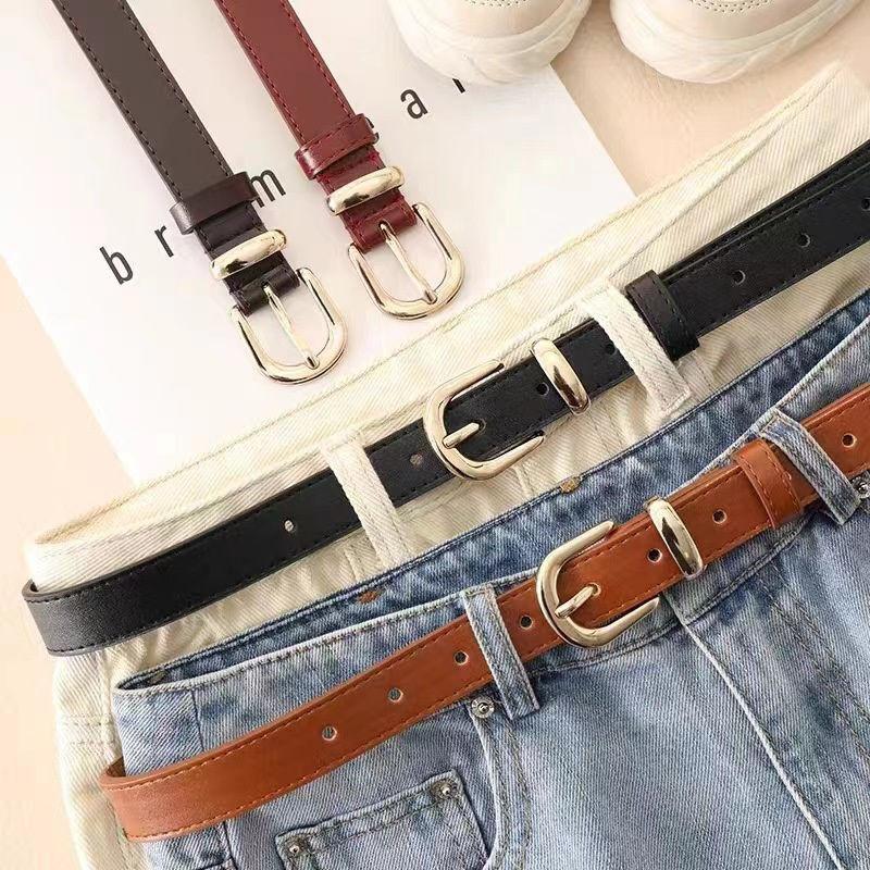 Vintage Stylish Womens Pu Belt For Summer Casual Wear With Buckles Alloy