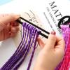 1PCS New Girls Colorful Wigs Ponytail Kids Hair Accessories Head Band Hair Ornament Headbands Rubber Bands Beauty Hair Bands