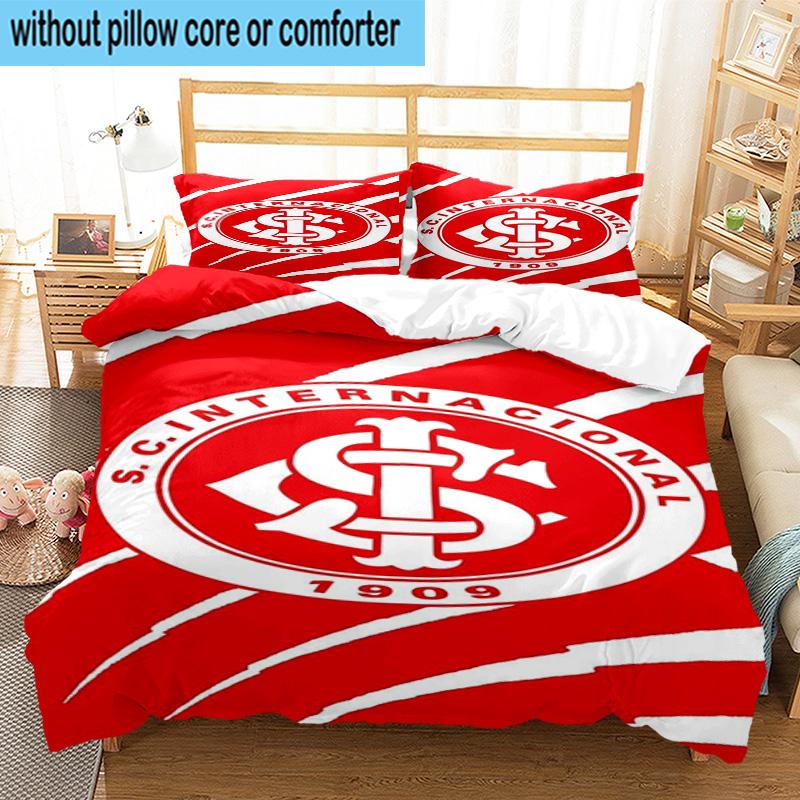 3pcs SC Internacional1 Printed Bedding Set Duvet Cover Closure Includes 1 Duvet Cover & 2 Pillowcases Bedding Sets Home Decor Gifts