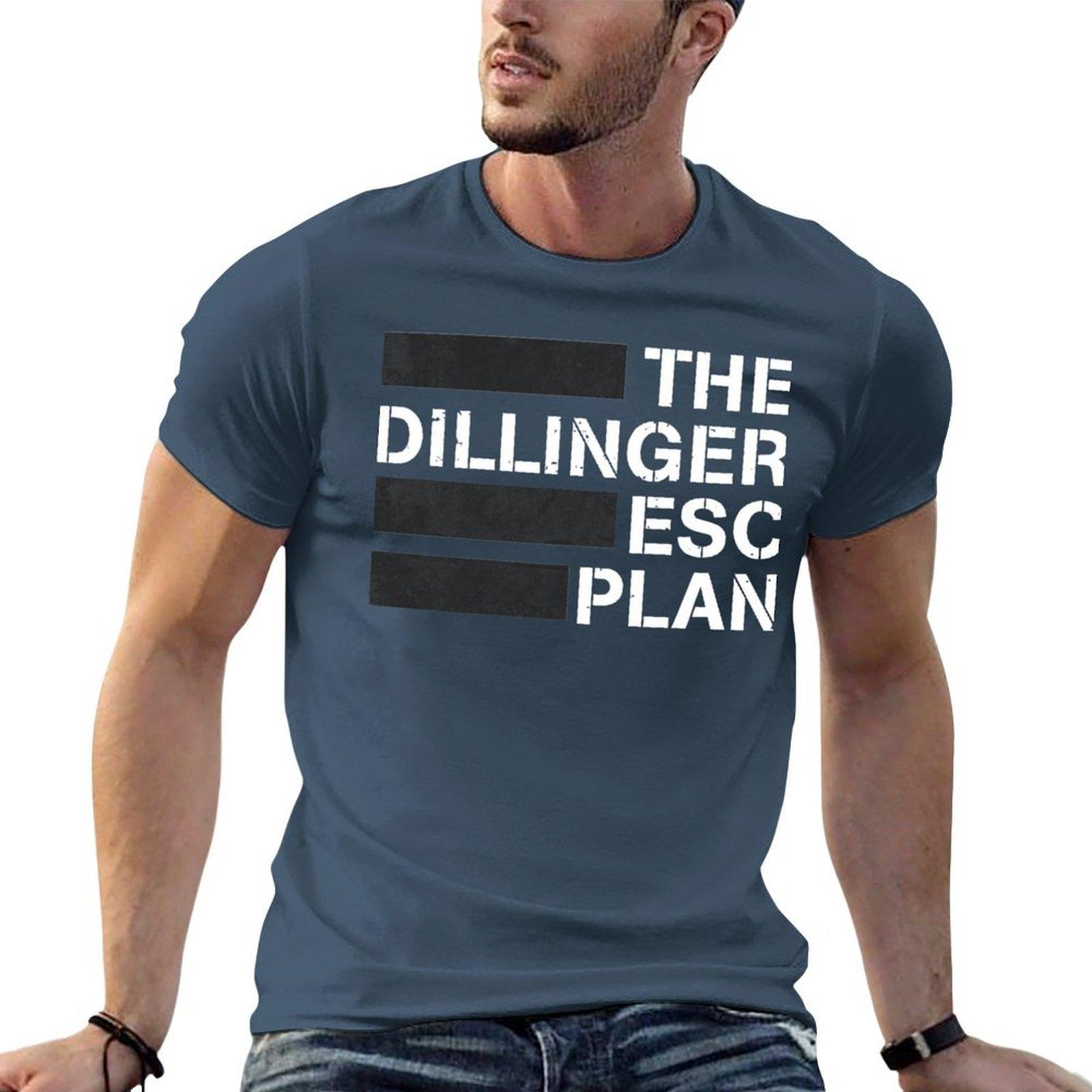 Dillinger Escape Plan Essential Tshirt Unisex T Shirt Luxury Black Cotton Tshirt Plain For Unisex Package Tshirt S