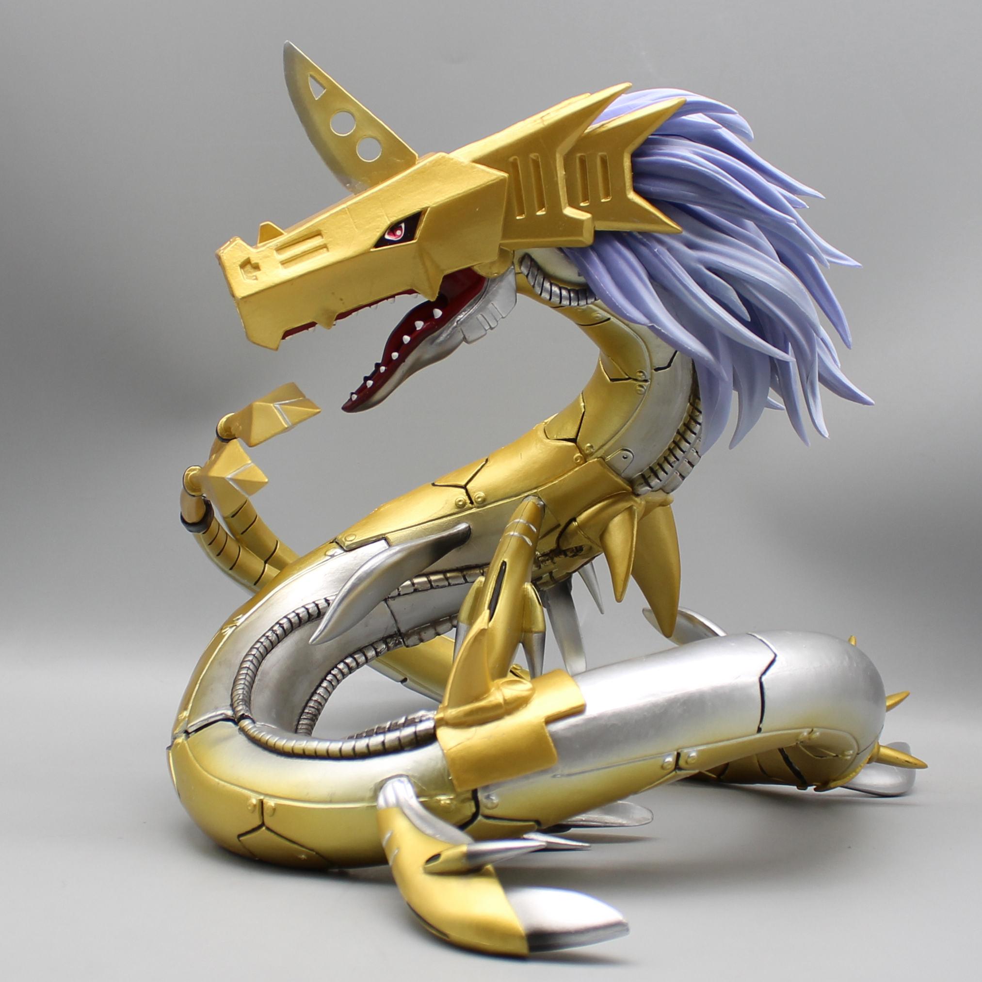 

26cm Digital Monster Metal Seadramon Anime Figures Figurine Digimon Adventure Dark Masters Pvc Room Collection Decoration Toy Gi no box