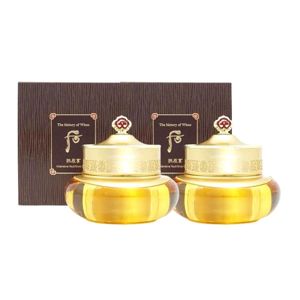 The history of whoo Gongjinhyang Intensive Nutritive Cream 50ml | Korean Herbal Anti-Aging, Firming & Nourishing Face Cream