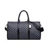 Checked Pattern Travel Gym Bag