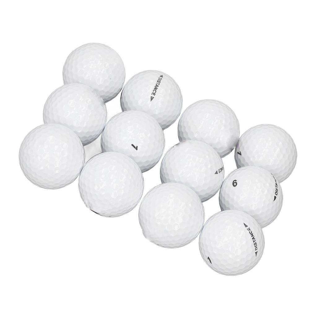 12PCS Golf Balls Lightweight Golf Practice Balls Double Layer Game Ball for Men Women Adults Birthday Present