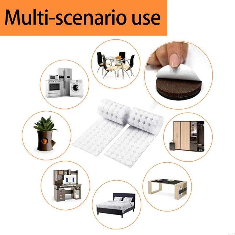 62KD 1000pcs Double Adhesive Tape Dot White Sticker Convenient Fasteners for Crafting