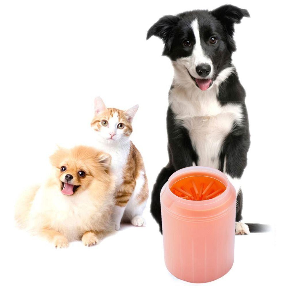 Portable Silicone Dog Paw Cleaner Cup Detachable Soft Pet Foot Washing Cup Quickly Wash Waterproof Paw Cleaning Cup Home