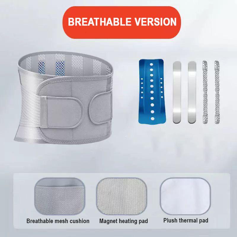 Lumbar Support Waist Belt Health Therapy Breathable Back Spine Support Corset Adjustable Back Support Strap for Men and Women Back Bracket