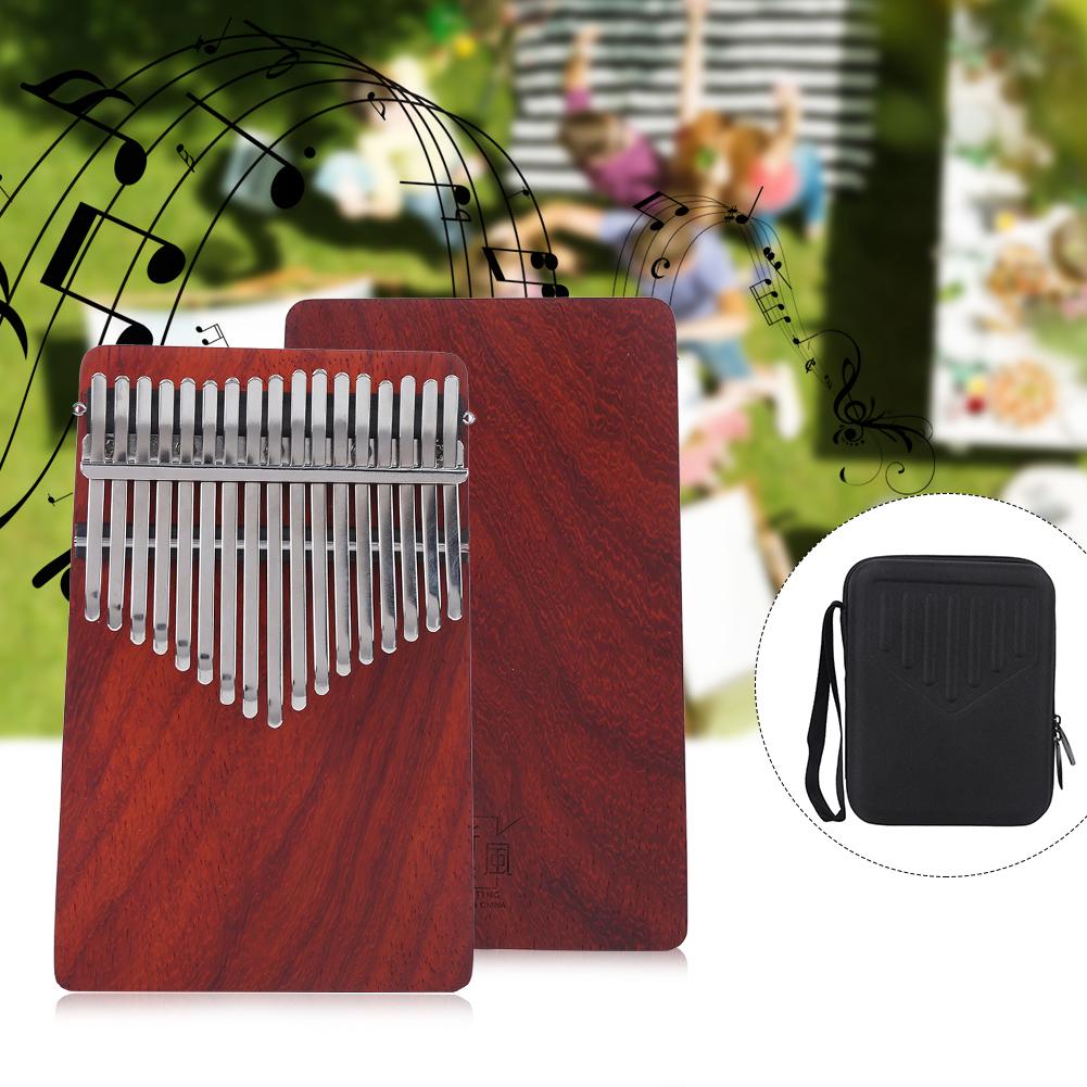 Kalimba Thumb Piano Small Portable Wooden 17 Key Finger Beginner Music Instrument K17A
