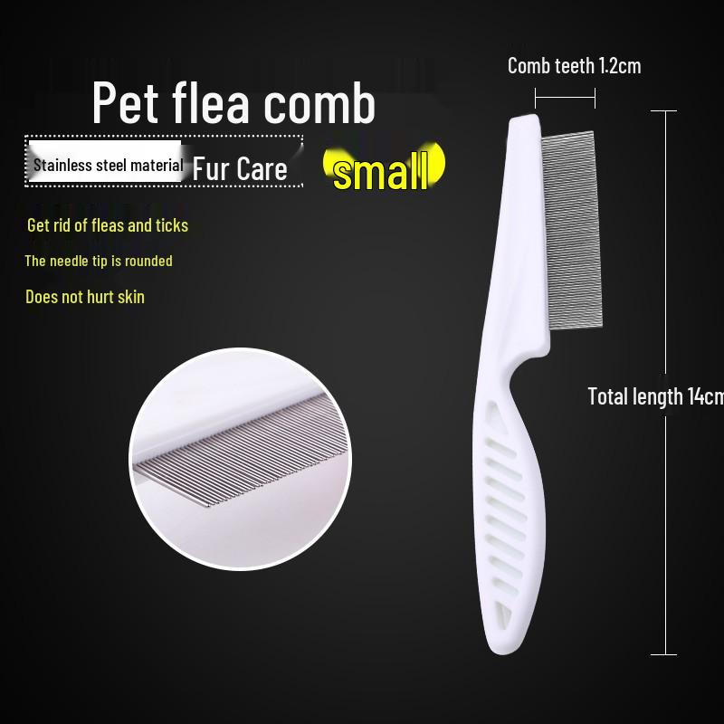 Pet Grooming Cat & Dog Hair Removal Brush - Long Hair Needle Comb