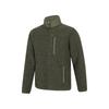 Mountain Warehouse Mens Hayfield Faux Fur Lined Full Zip Fleece Top