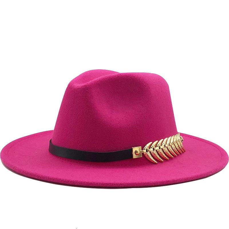 Europe, America, autumn and winter new woolen top hat retro gentleman and gentleman jazz flat brim felt straight edge big eaves hat
