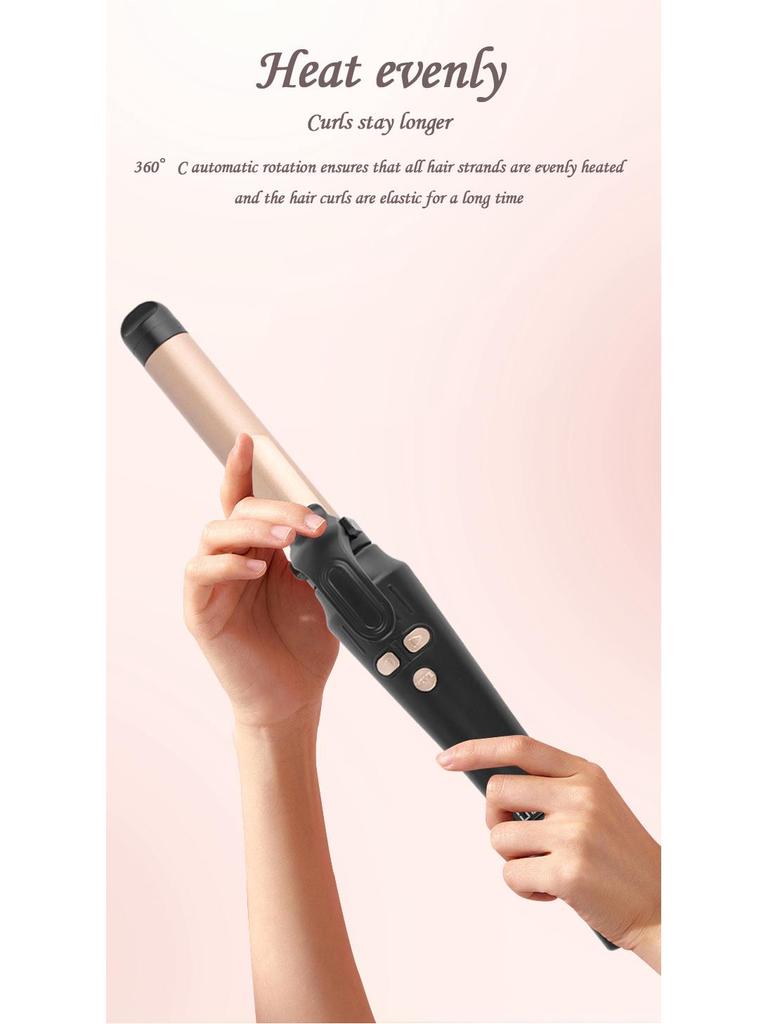 Cross-Border Automatic Curling Iron with LCD & Adjustable Temperature - Essential Hair Styling Tool