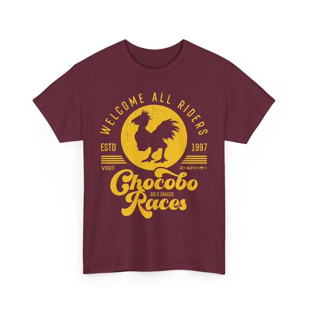 

Chocobo Races Crest Unisex T-Shirt. Final Fantasy Video Game. Cactuar. Moogle. M