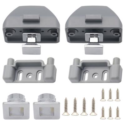 Square Push Button Lock Latchs Suitable for Yacht Marine Caravans Campers Yacht Cabinets Home Drawers Furniture Hardware