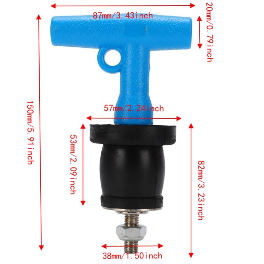 Unique Bolt Compression Rubber Scupper Plug Stainless Steel Screw Expansion Rubber Plug  For Yachts