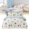 Reversible Camping Bedding Set With Digital Print For Home Sleep Comfort