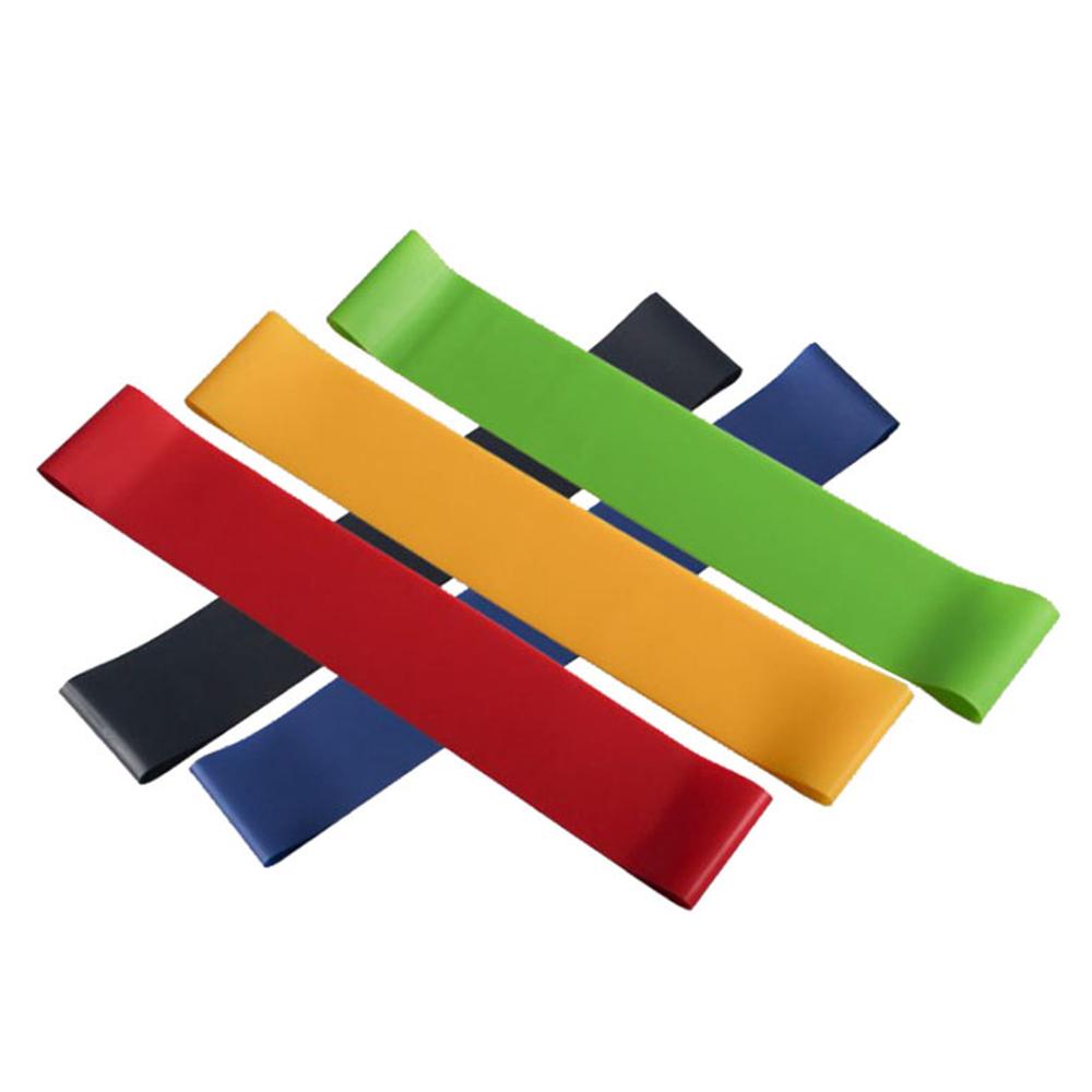 5PCS Portable Latex Tension Band Fitness Sport Yoga High Elasticity Deep Squat Smooth Surface
