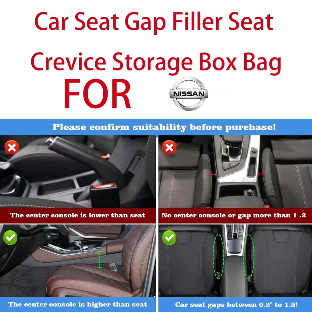 Car Seat Gap Plug Strip Side Seam Car Gap Filler For Nissan Qashqai X J10 J11 Trail Tiida Teana Skyline Juke X-trail Almera