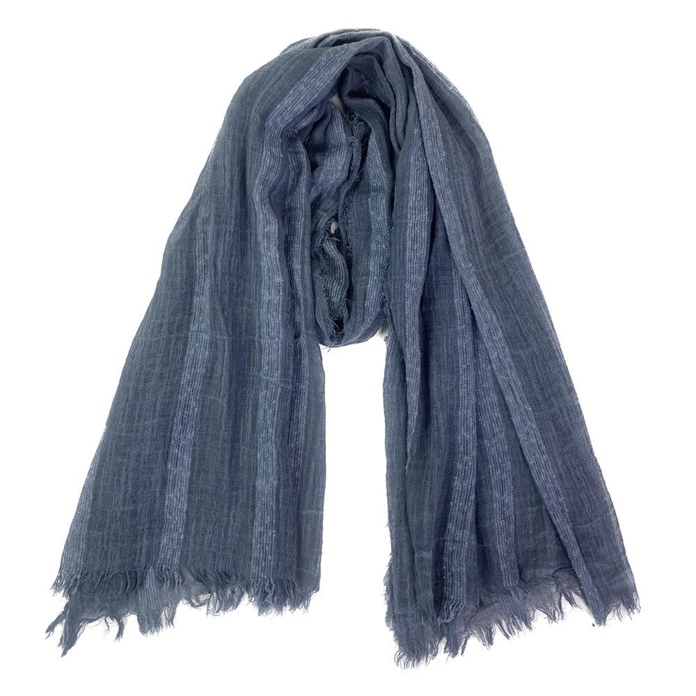 Striped Men's Striped Scarf Neckerchief Short Tassel Scarves Shawls  Wrap  for Men Women