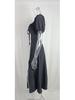 2026 Spring Resort Style Off-the-Shoulder Slit Long Dress: Elegant Lace-Up French Design for Women