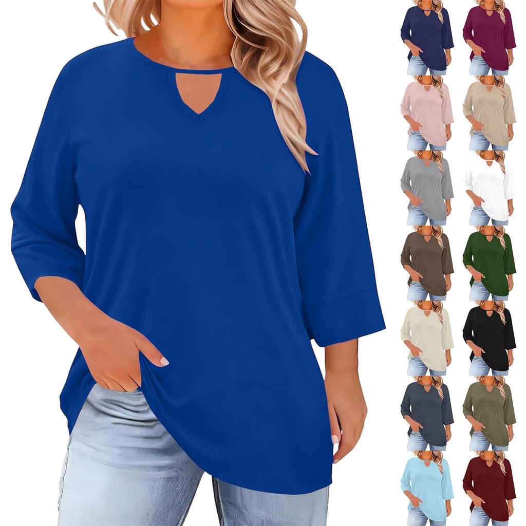Women's Fashionable Short Sleeve Elegant Commuting And Casual Top