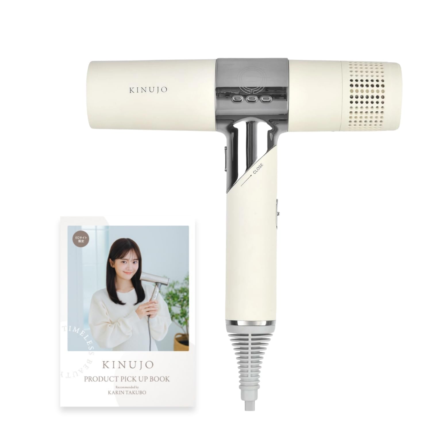 

Exclusive Collaboration Guidebook KINUJO Hair Silky High Fast Negative Far Shiny Terahertz 3 Temperature Color Fade Compact and Guidebook Included