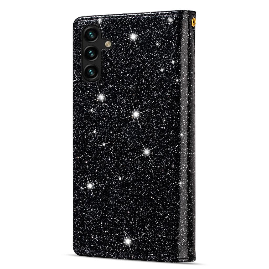 For Samsung Galaxy S25 Case Starry Sky Carving Leather Wallet Phone Cover