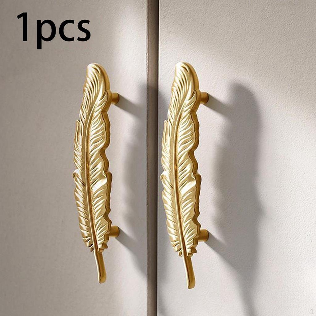 Brass Cabinet Door Handle Double Hole Knob Decorative Furniture Hardware for